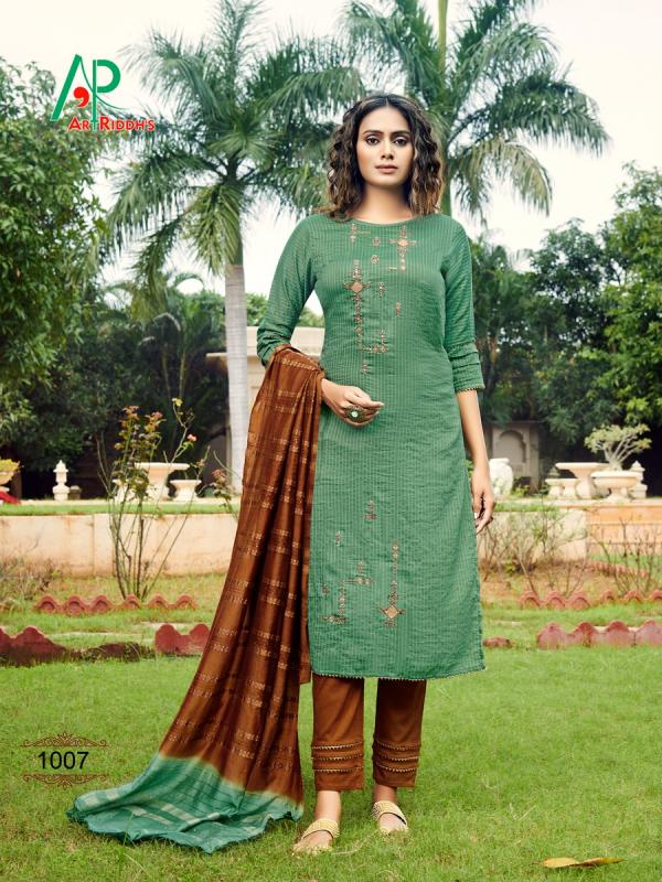 Art Riddh's Kalamakri Beautiful Cotton Readymade Salwar 